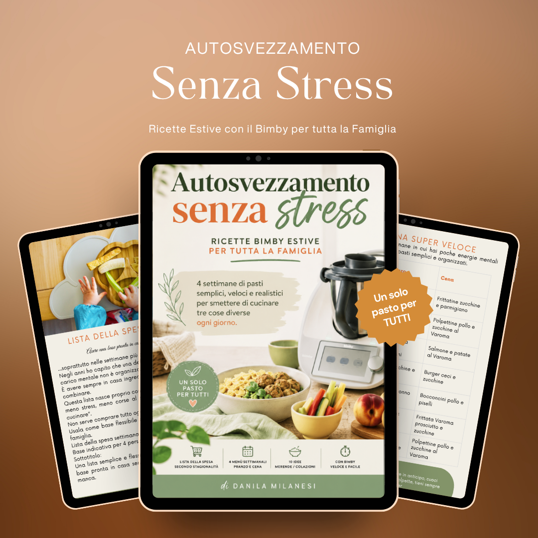 Esempio di menu settimanale per autosvezzamento e pasti family friendly